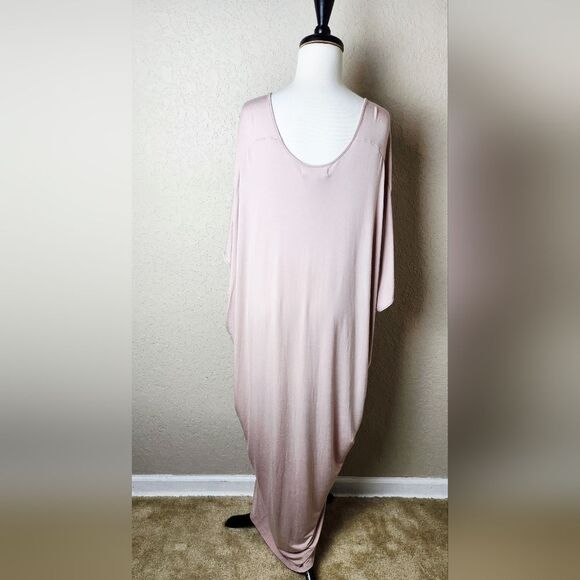 Barefoot Dreams Luxe Milk Jersey Caftan Loungewear Faded Rose Size OS Plus - Picture 3 of 7